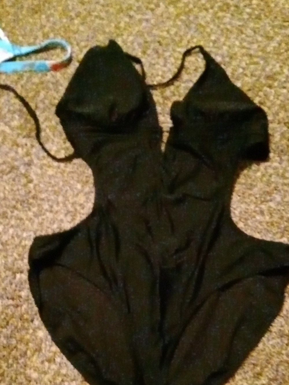 OP Women's Black One-Piece Swimsuit